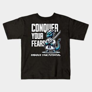 Dragon Sensei "Conquer Your Fears" Kids T-Shirt